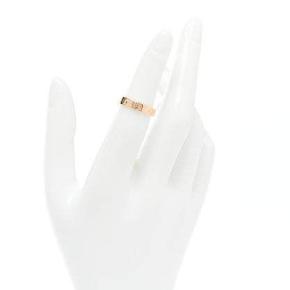 Cartier 18K Pink Gold 3.5mm LOVE Wedding Band Ring 48 4.5 2 of 4