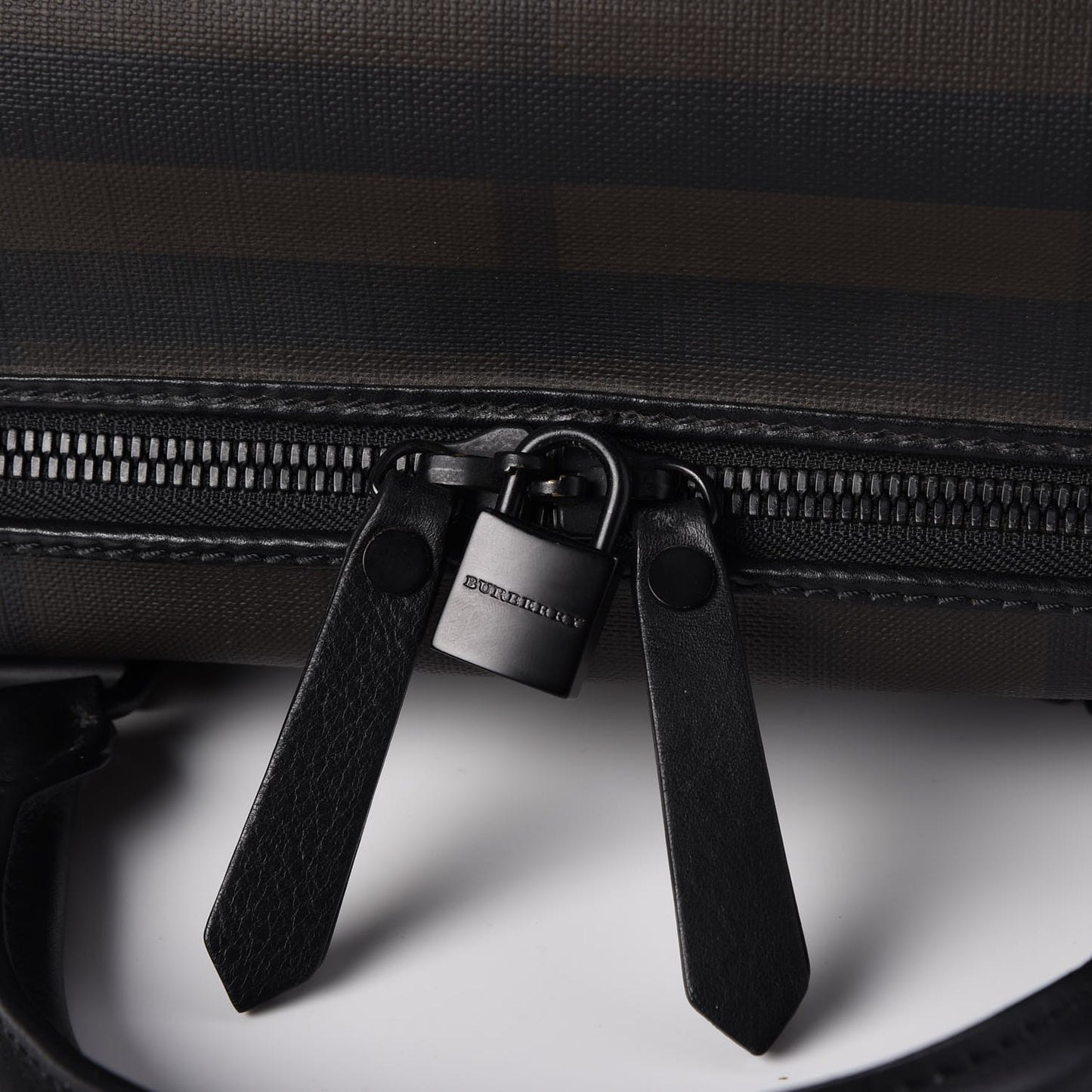 Smoked Check Carry On Travel Bag Chocolate