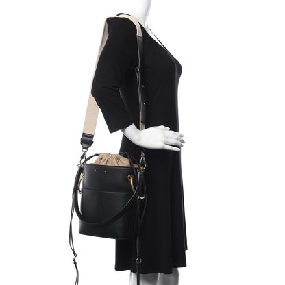 Chloe Smooth Calfskin Small Roy Bucket Bag Black 2 of 10