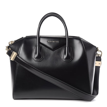 Givenchy Shiny Lord Calfskin Medium Antigona Black 1 of 13