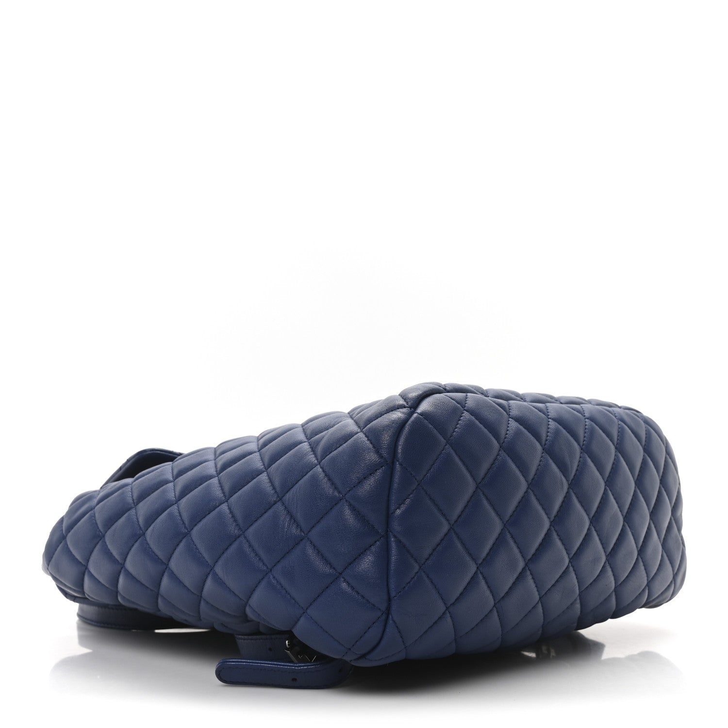 Chanel Lambskin Quilted Large Urban Spirit Backpack Blue 4 of 10