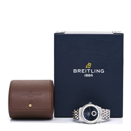 Breitling Stainless Steel 40mm Premier Automatic Watch Blue A37340 5 of 5