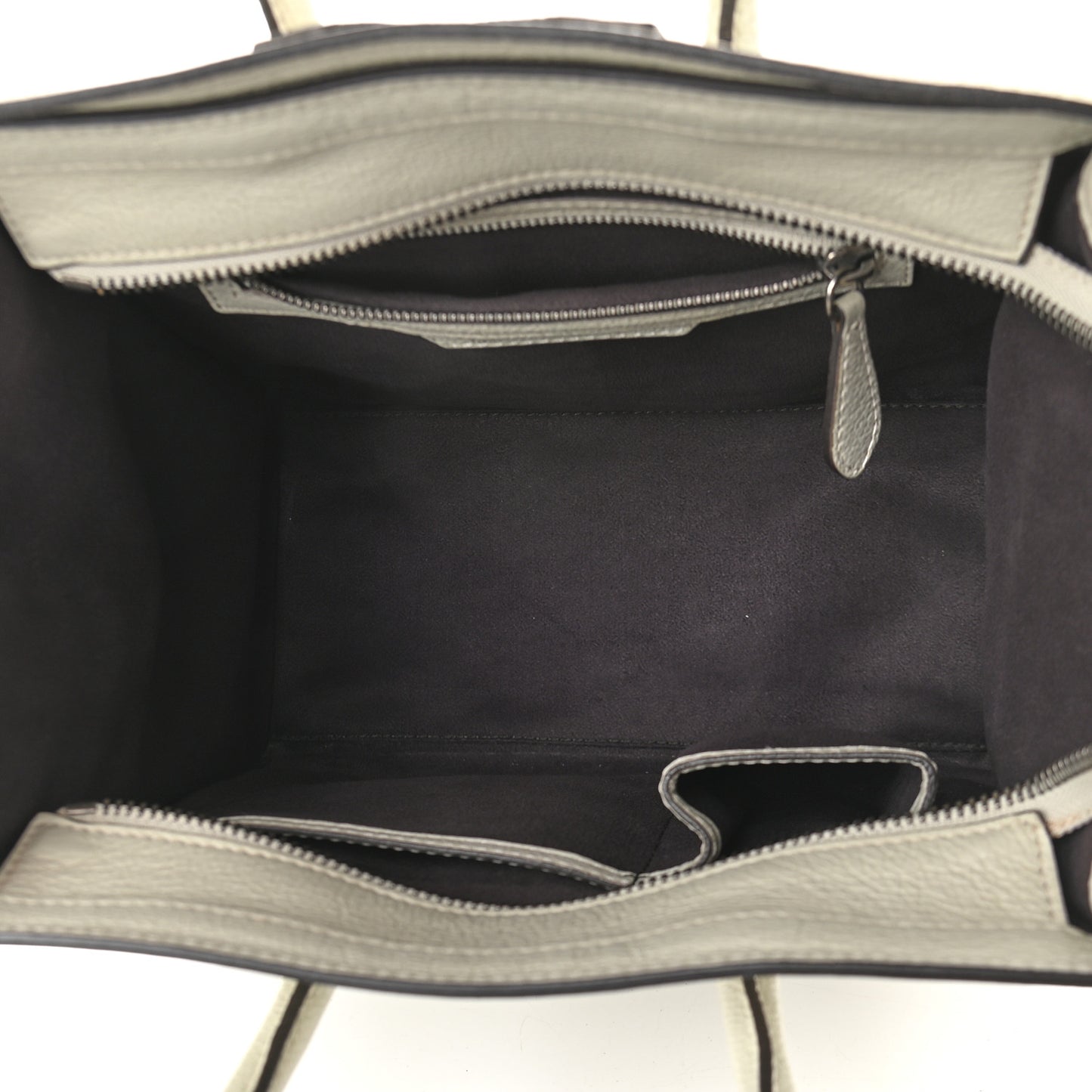 Drummed Calfskin Micro Luggage Lune
