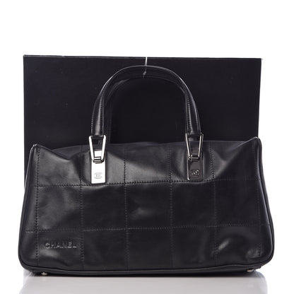 Chanel Lambskin Square Stitched Large Tote Black 9 of 9