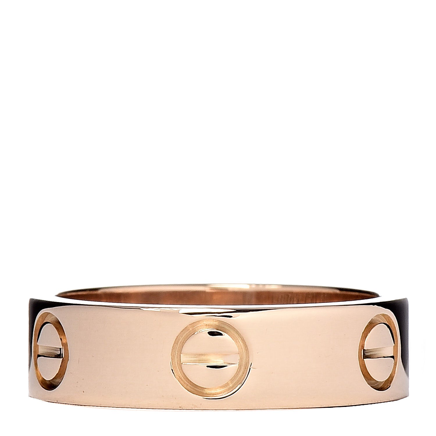 Cartier 18K Yellow Gold 5.5mm LOVE Ring 53 6.25 1 of 5