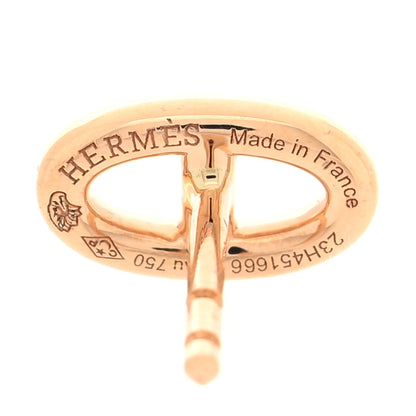 Hermes 18K Rose Gold TPM Farandole Stud Earrings 4 of 5