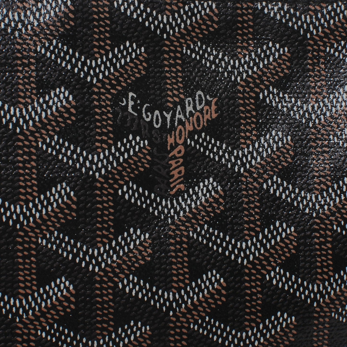 Goyardine Document Case Black