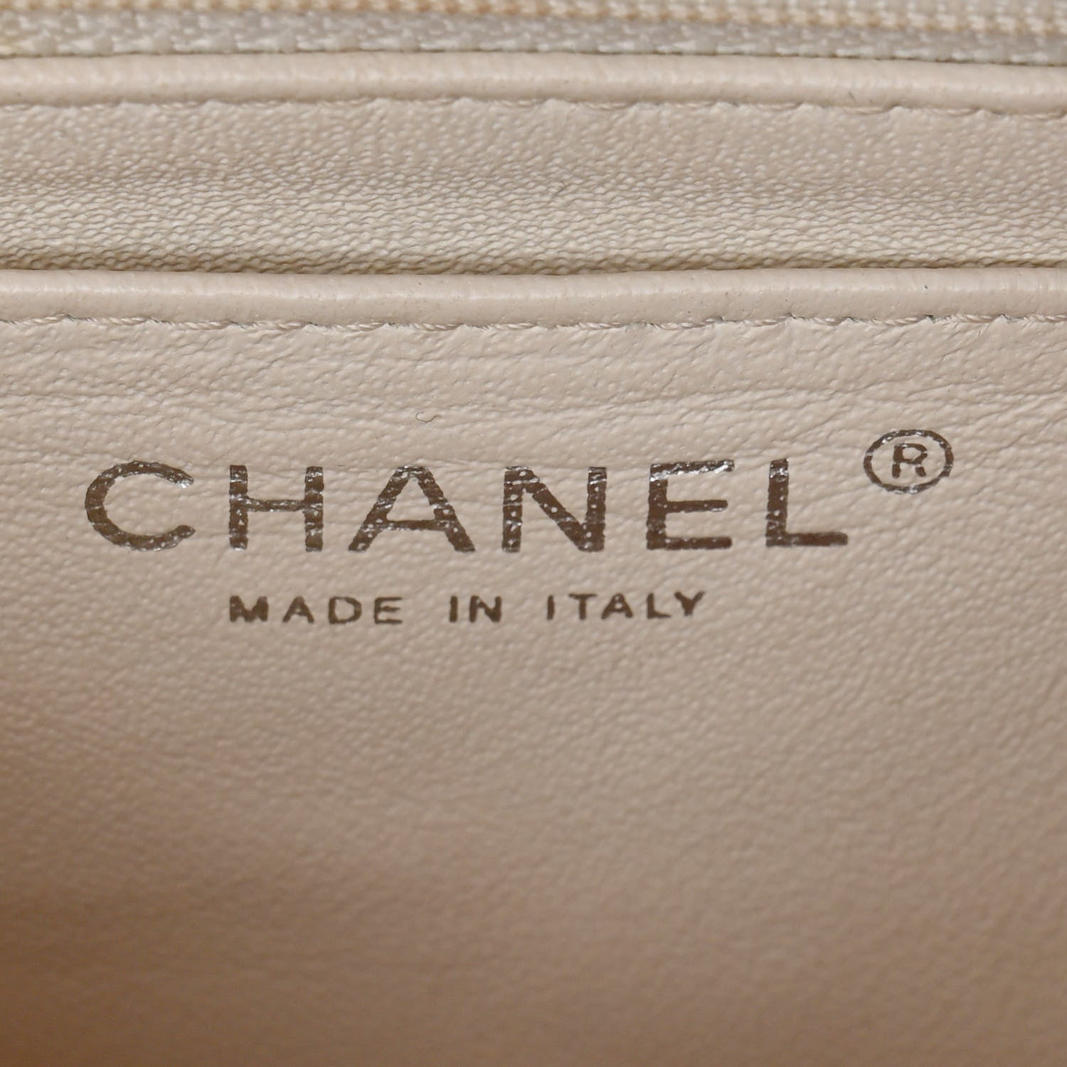 Chanel Patent Quilted Mini Square Flap Dark White 6 of 10