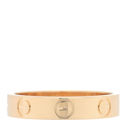 Cartier 18K Yellow Gold 3.5mm LOVE Wedding Band Ring 49 4.75 3 of 4
