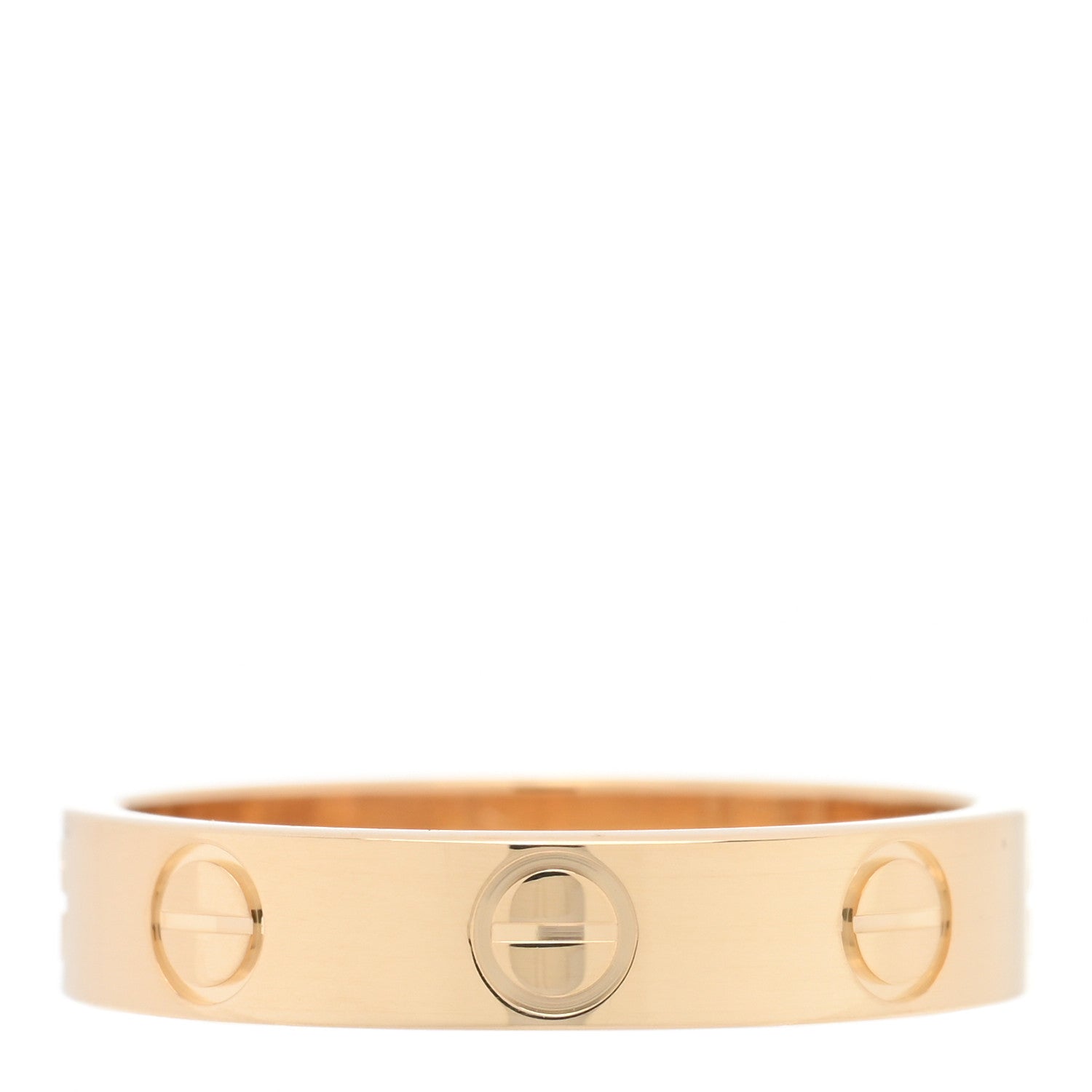 Cartier 18K Yellow Gold 3.5mm LOVE Wedding Band Ring 49 4.75 3 of 4