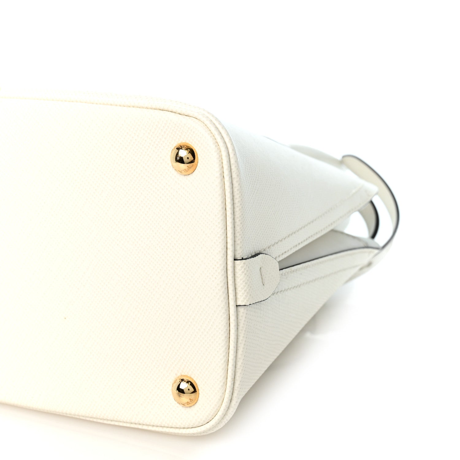 Prada Saffiano Cuir Calfskin Promenade Tote Bianco 9 of 10