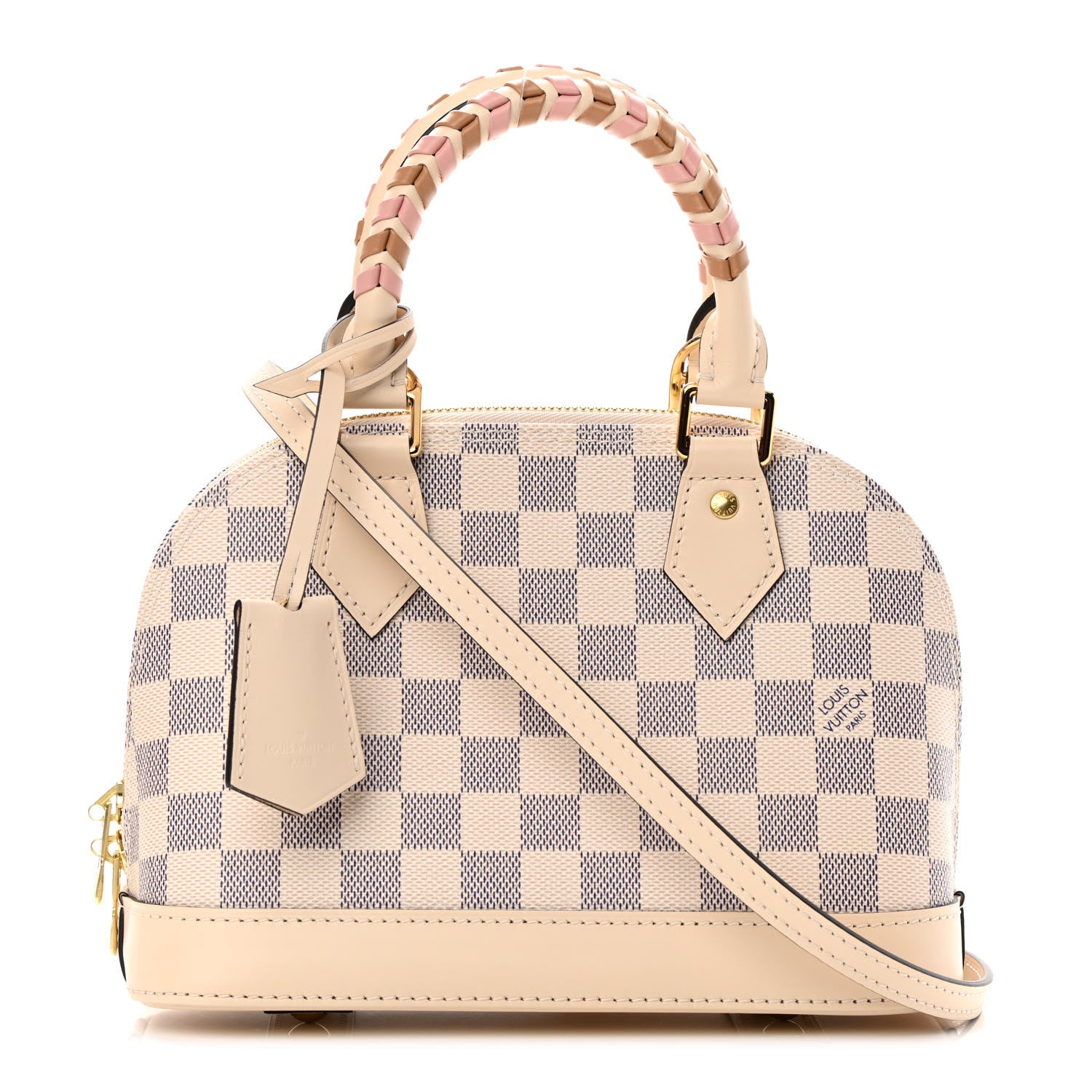 Louis Vuitton Damier Azur Braided Alma BB 1 of 10