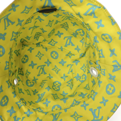 Louis Vuitton Cotton Monogram Reversible Play LV Bead Bucket Hat S Lime 12 of 14