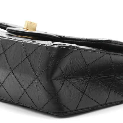 Chanel Aged Calfskin Quilted 2.55 Reissue Mini Flap Black 11 of 12