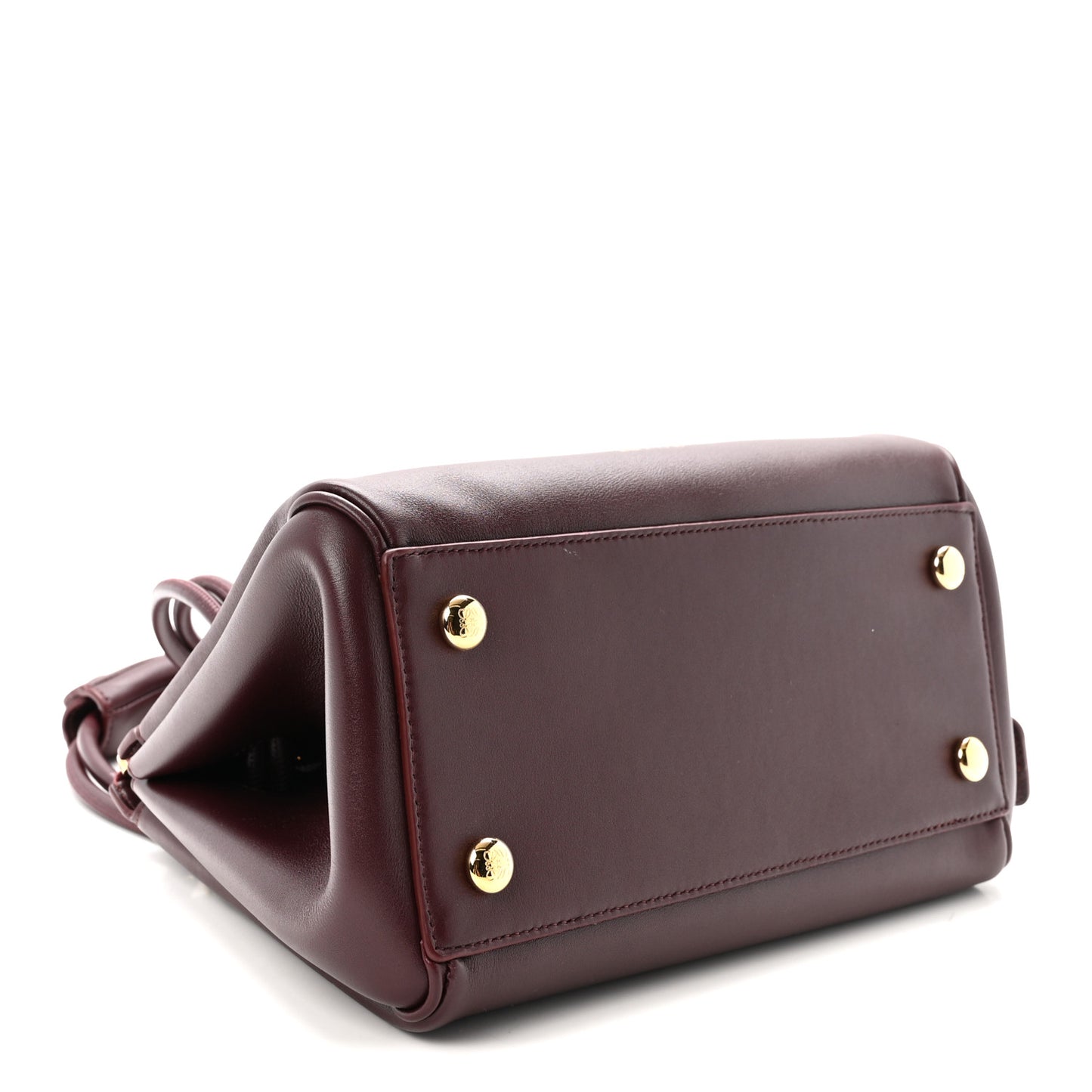 Supple Calfskin Small Madrid Bag Dark Burgundy