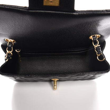 Chanel Caviar Quilted Mini Rectangular Flap Black 5 of 8