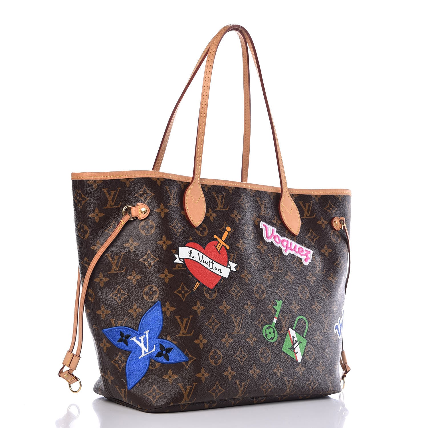 Louis Vuitton Monogram Travel Stickers Neverfull MM 358453
