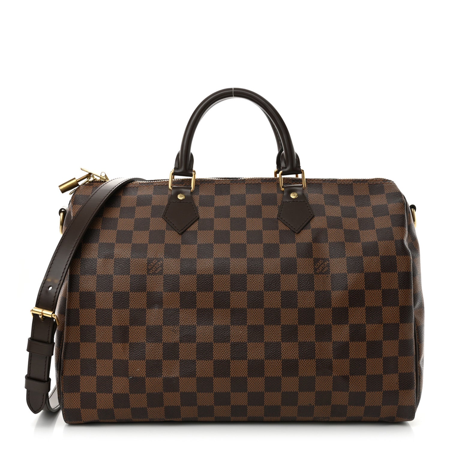 Louis Vuitton Damier Ebene Speedy Bandouliere 35 1 of 12