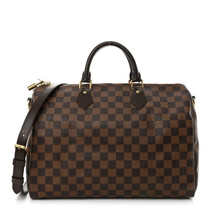 Louis Vuitton Damier Ebene Speedy Bandouliere 35 1 of 12