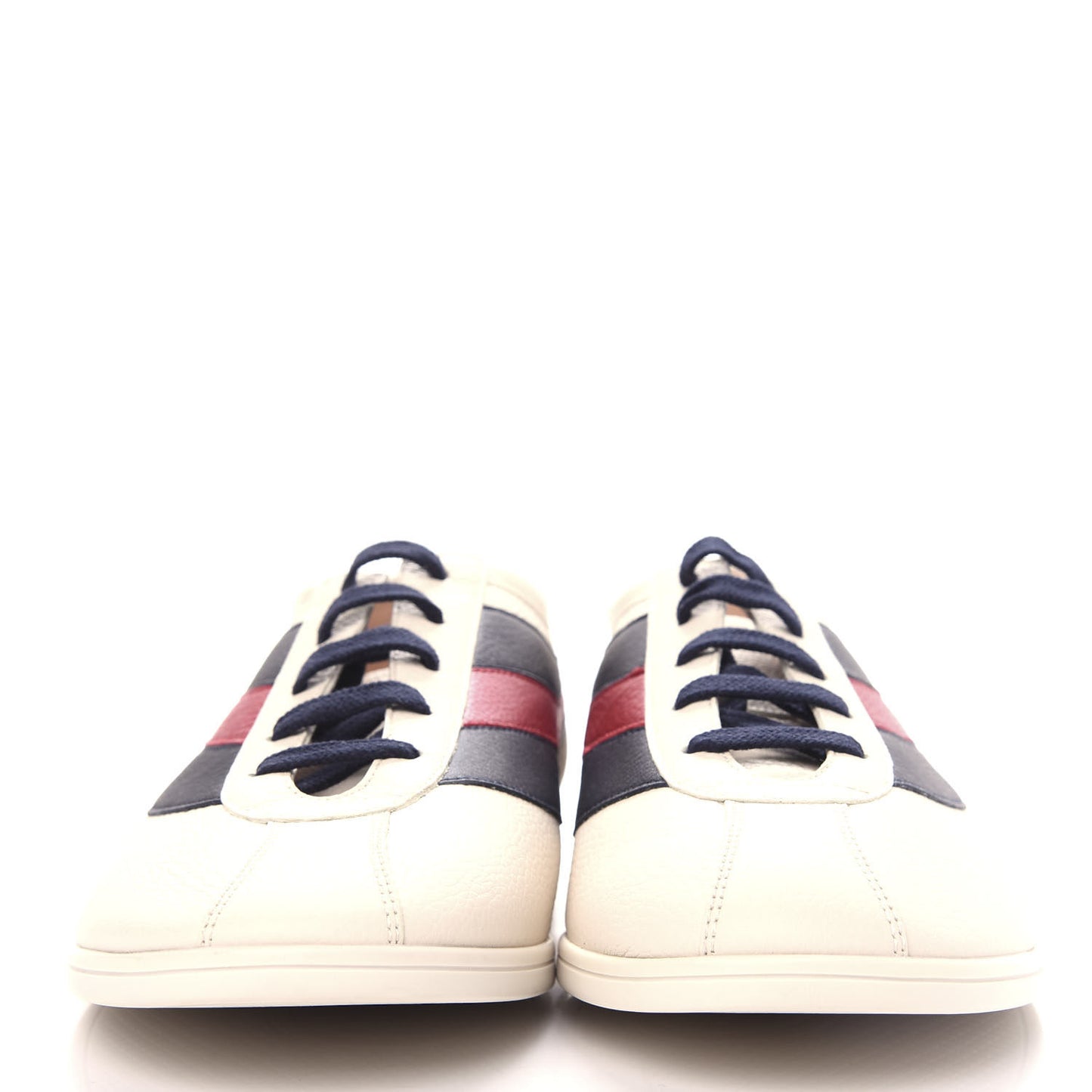 Calfskin Mens Web Falacer Sneakers 10.5 White Blue