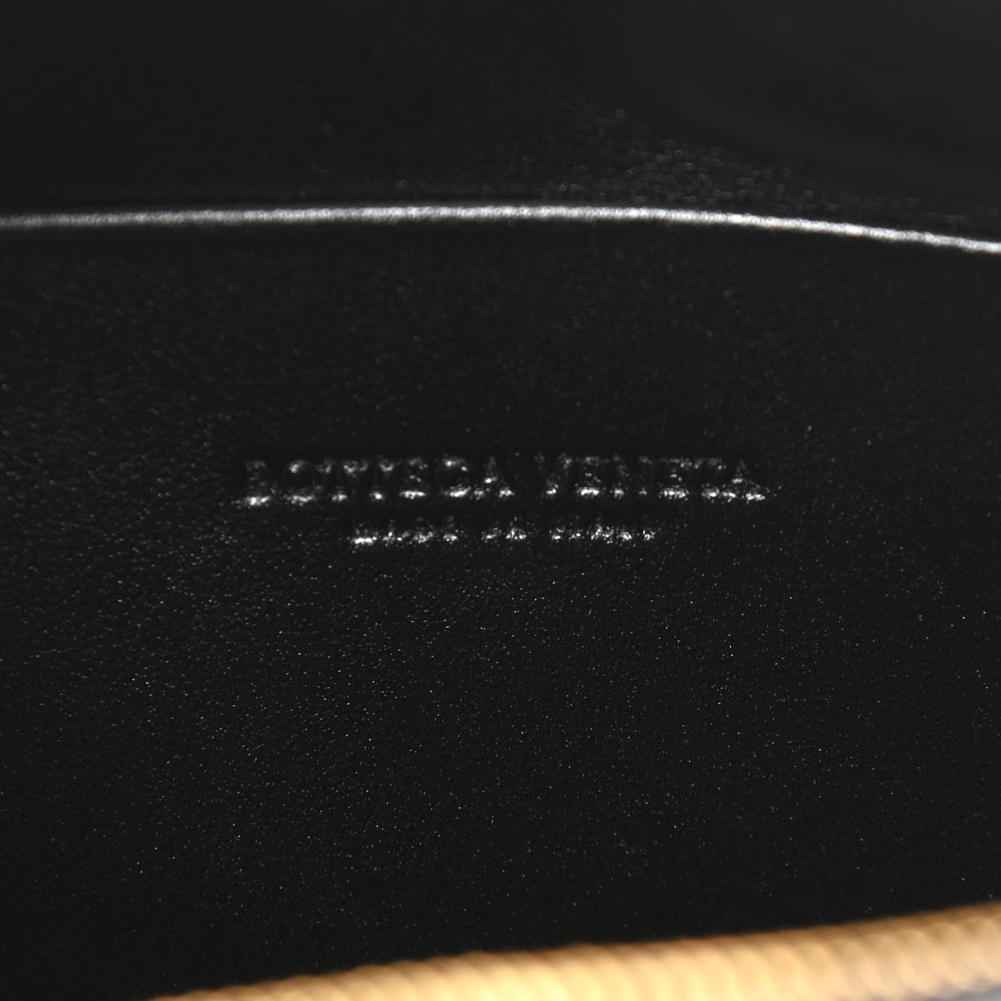 Nappa Intrecciato Small Loop Camera Bag Black