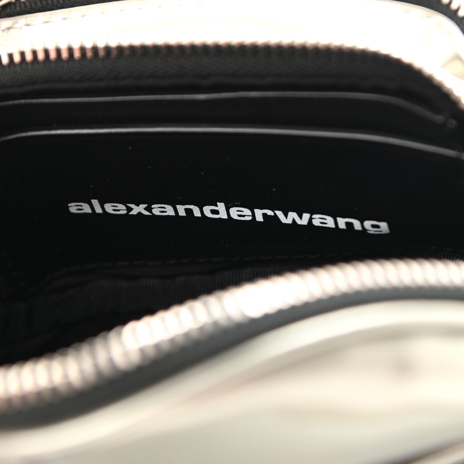 Alexander Wang Metallic Lambskin Mini Attica Belt Bag Silver 5 of 9
