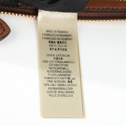 Burberry House Check Derby Peyton Crossbody Clutch Bag Tan 11 of 12