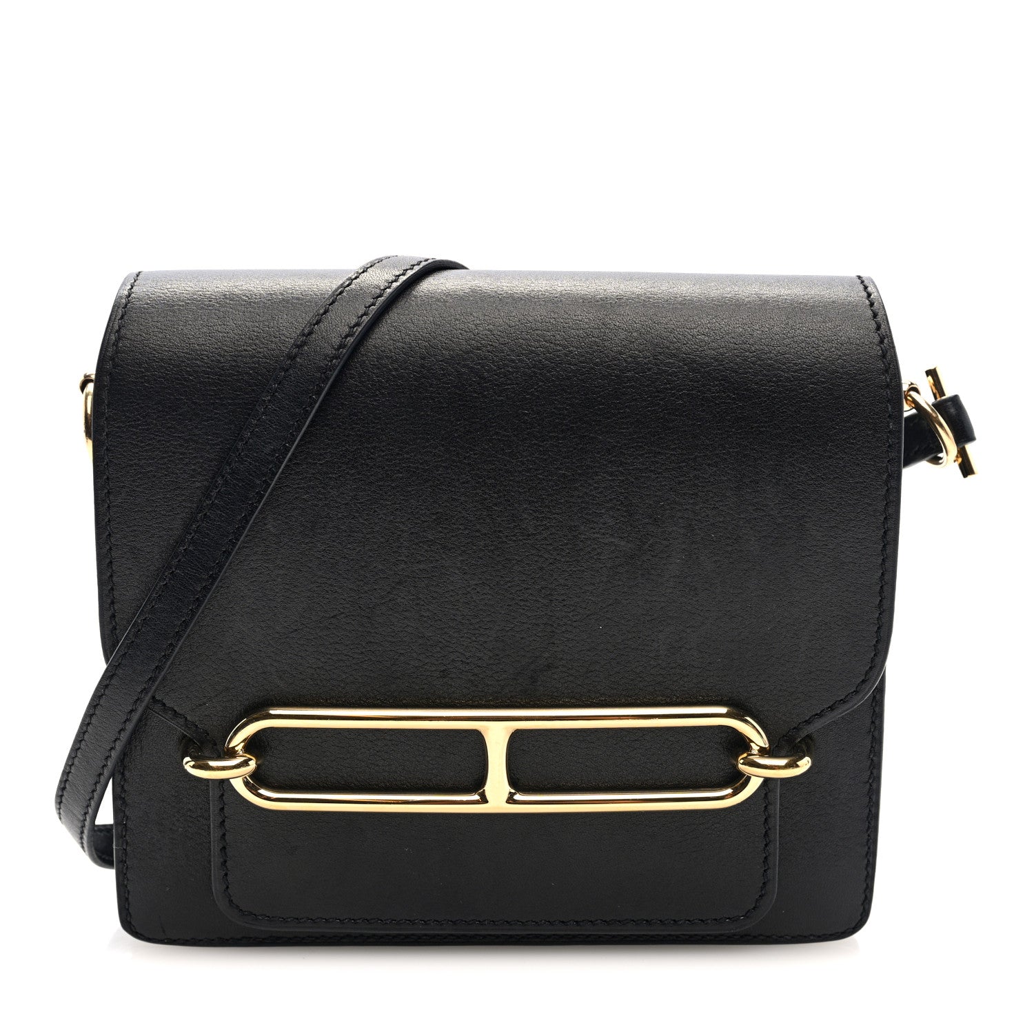 Hermes Evercolor Mini Sac Roulis Black 1 of 9