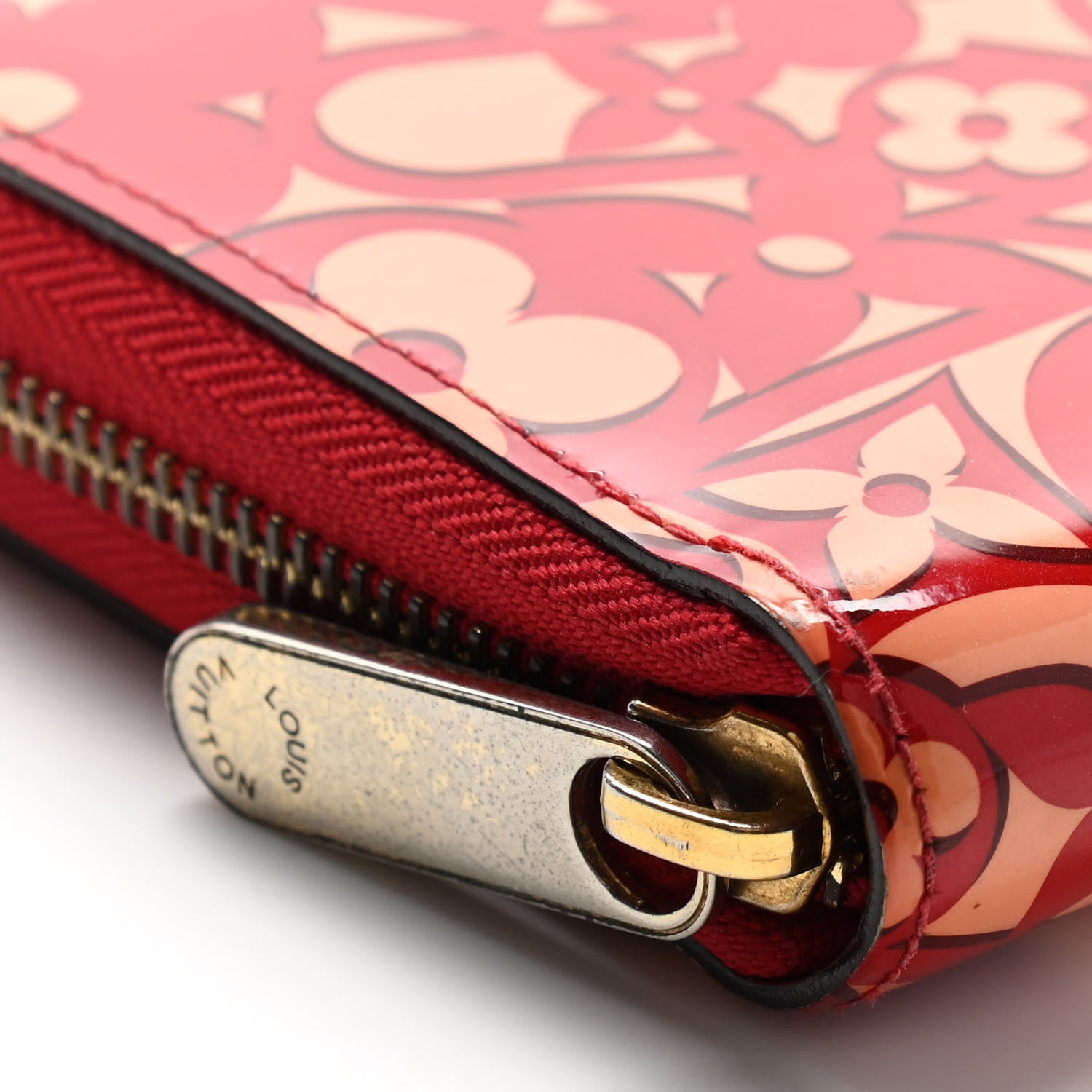 Louis Vuitton Patent Sweet Monogram Zippy Wallet Pomme D'Amour 7 of 14