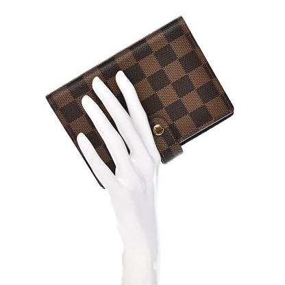 Louis Vuitton Damier Ebene Small Ring Agenda Cover 2 of 9