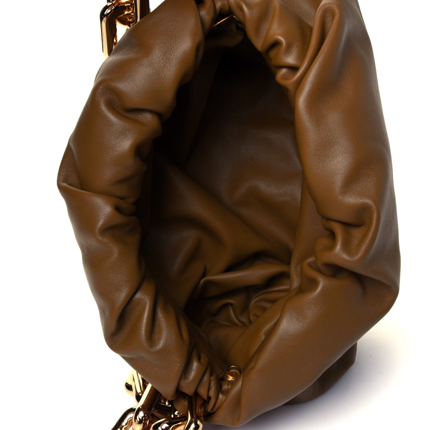 Calfskin The Pouch Chain Cammello
