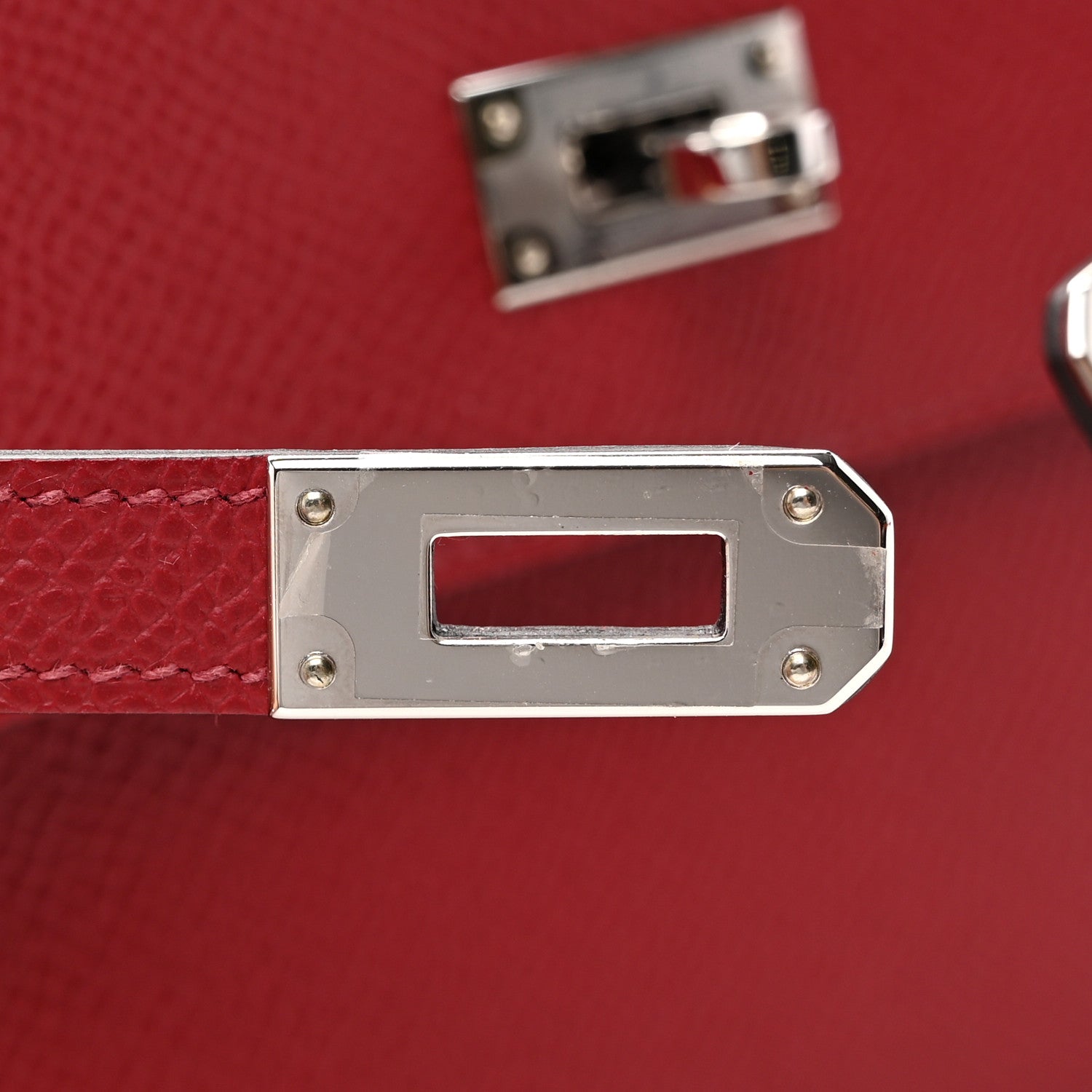 Hermes Epsom Kelly Wallet To Go Rouge Grenat 11 of 12
