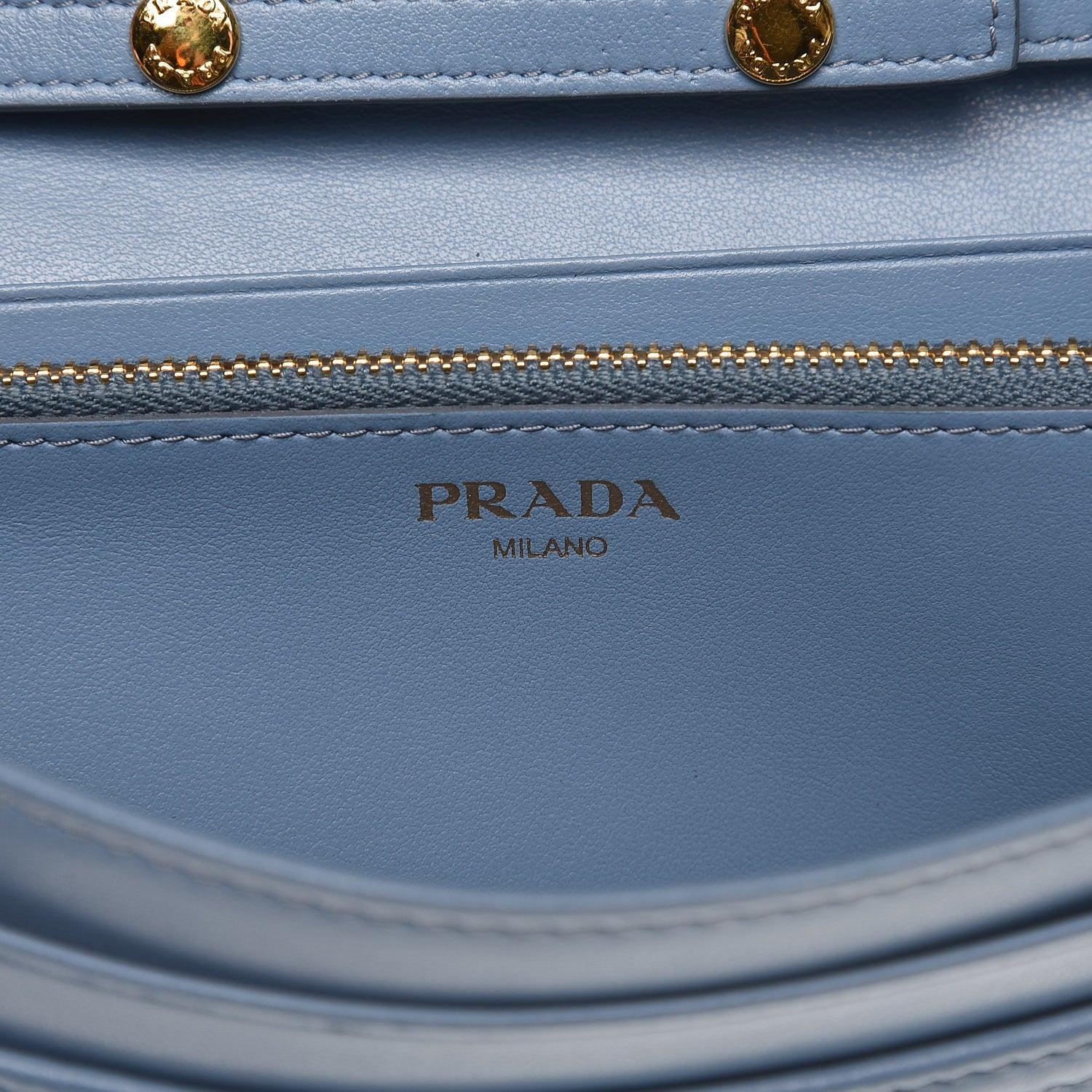 Prada Soft Calf Quilted Chain Wallet Astrale 6 of 8