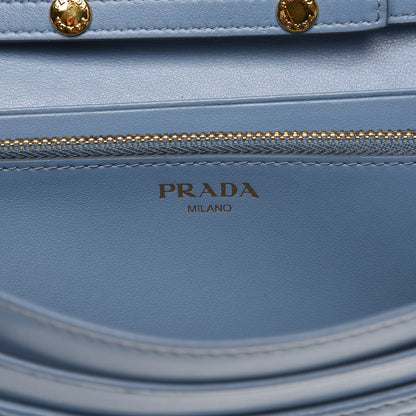 Prada Soft Calf Quilted Chain Wallet Astrale 6 of 8