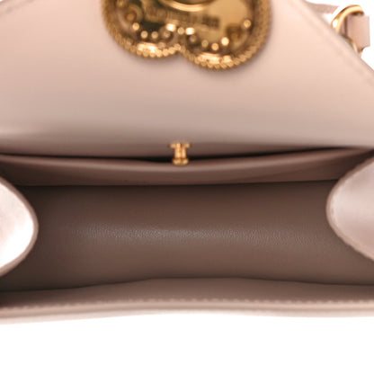 Dolce & Gabbana Smooth Calfskin Small Devotion Envelope Top Handle Bag Pink 5 of 11