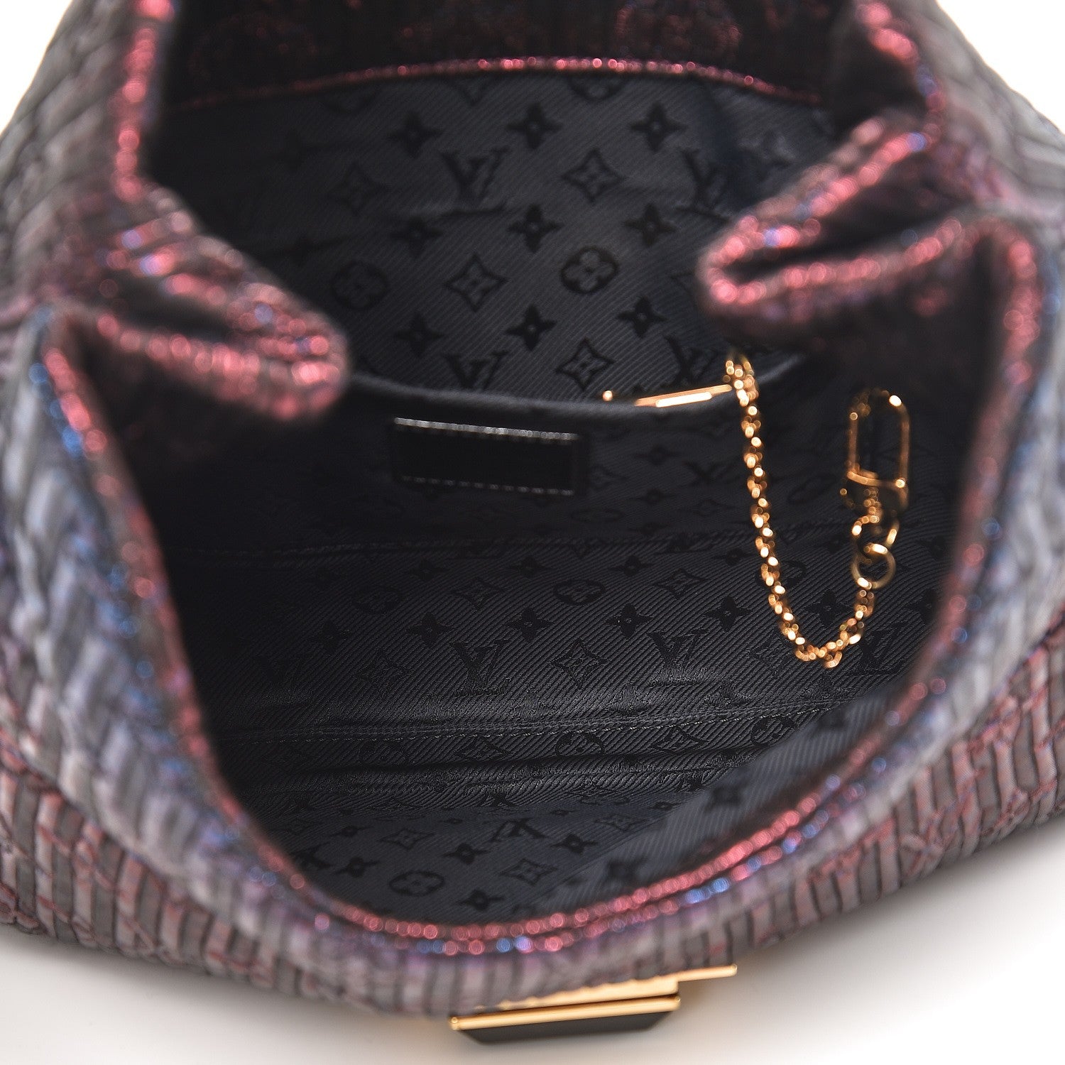 Louis Vuitton Jacquard Quilted Monogram Altair Clutch Marine 5 of 8
