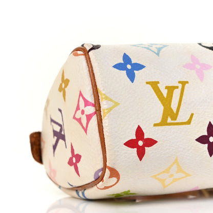 Louis Vuitton Monogram Multicolor Mini Sac HL Speedy White 6 of 9
