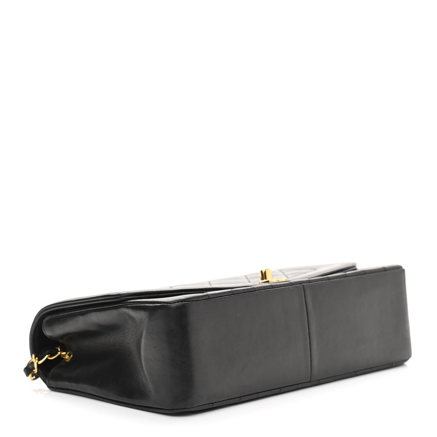 Chanel Lambskin Quilted Medium Single Flap Black 4 of 10