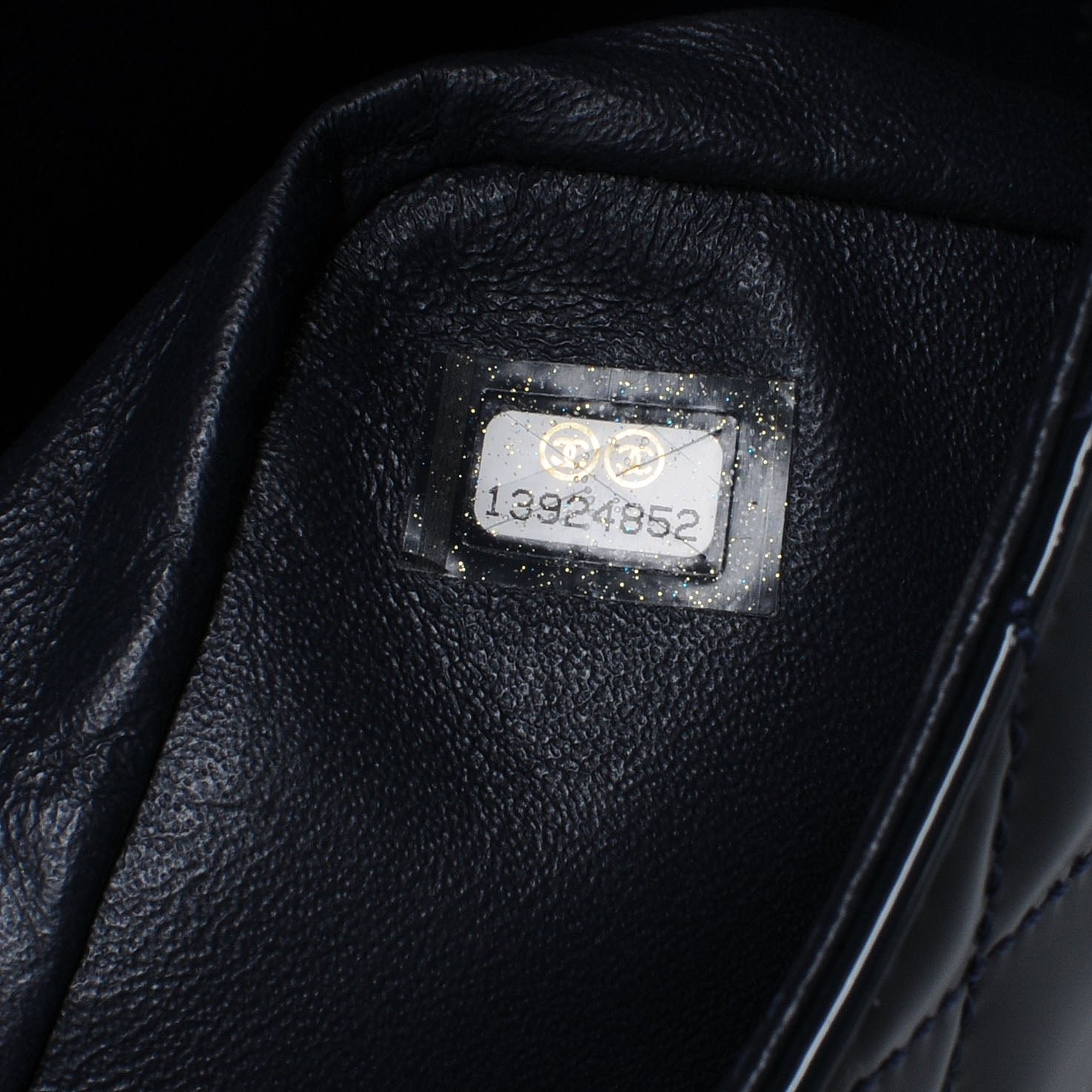 Chanel Patent Jumbo Single Flap Navy 7 of 8
