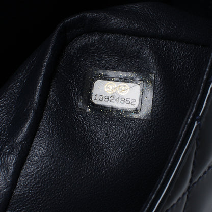 Chanel Patent Jumbo Single Flap Navy 7 of 8