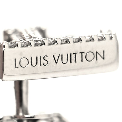 Louis Vuitton Crystal LV Iconic Earrings Silver 4 of 5