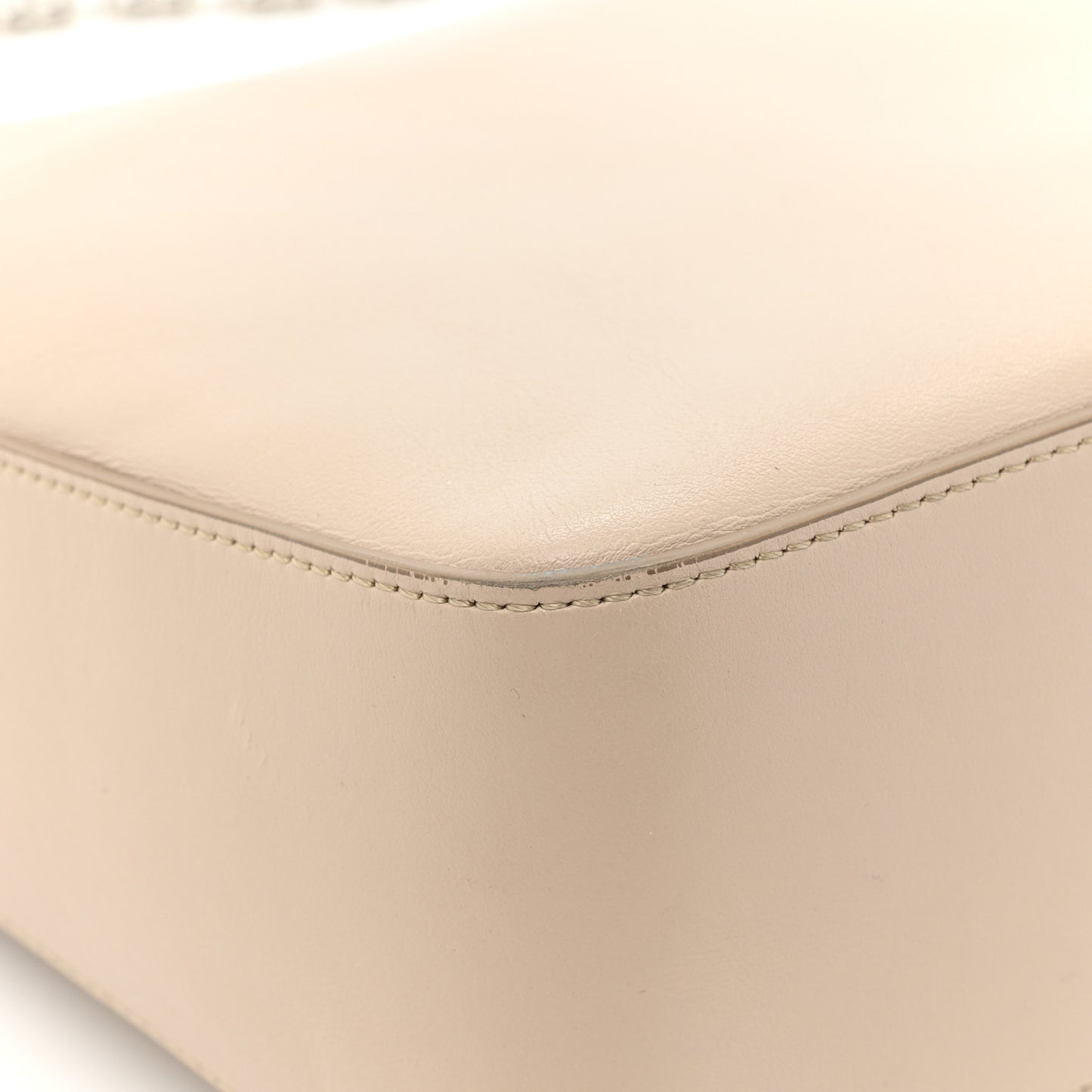 Smooth Calfskin Medium Moon Cut Out Shoulder Bag Dune