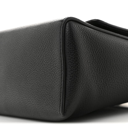 Burberry Coated Canvas Calfskin Vintage Check Medium Note Crossbody Bag Black 9 of 11