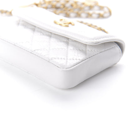Chanel Patent Quilted Chain Waist Bag White 7 of 12