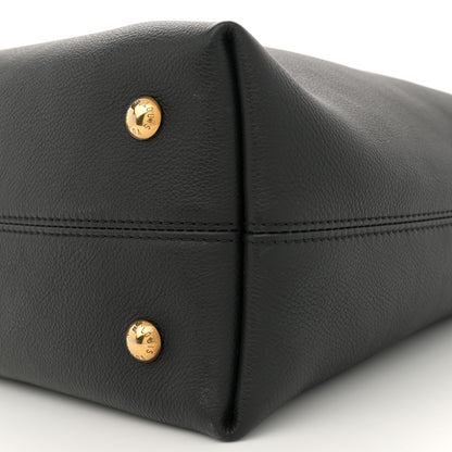 Louis Vuitton Grained Calfskin Low Key Hobo PM Black 10 of 11