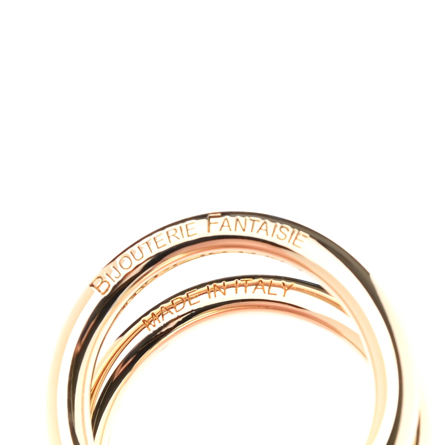 Permabrass Mors Scarf Ring Gold