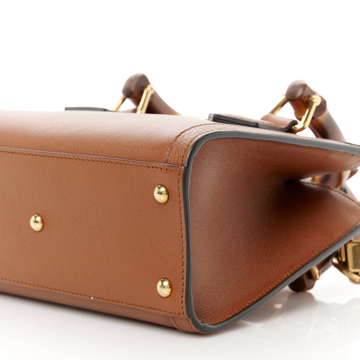 Wonka Grain Calfskin Mini Diana Tote Bag Cuir