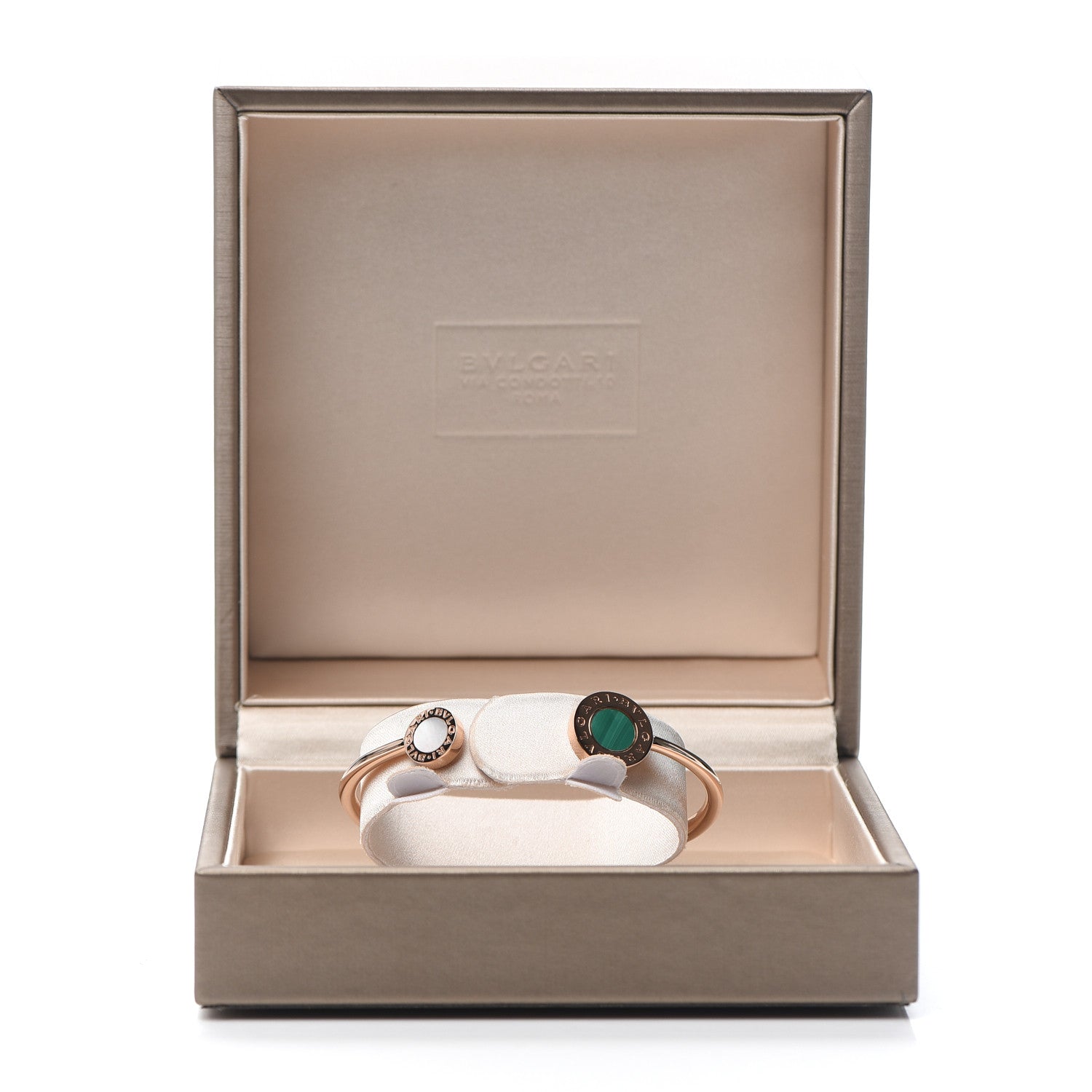 Bulgari 18K Rose Gold Mother of Pearl Malachite BVLGARI BVLGARI Bracelet S 6 of 6