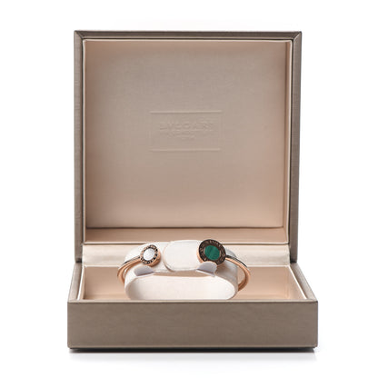 Bulgari 18K Rose Gold Mother of Pearl Malachite BVLGARI BVLGARI Bracelet S 6 of 6