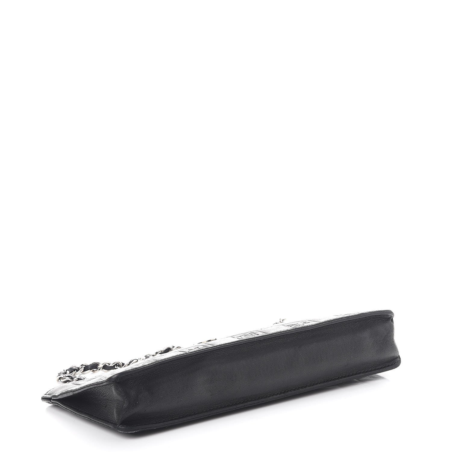 Chanel Lambskin Precious Symbols Pochette Black 5 of 9